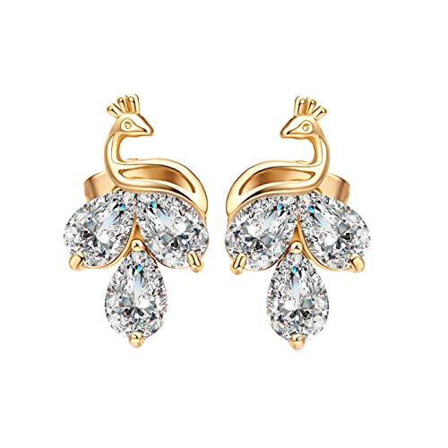 Pendientes de oro de 18k Phoenix para lucir en tu dia a dia