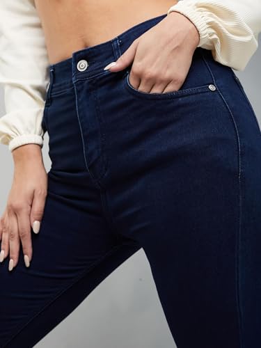 Image of Dolce Crudo Distressed High Rise Skinny Jeans for Women