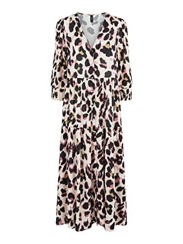 YAS Damen Yas alira 3/4 Long Dress S. Noos Kleid, Mellow Rose, M EU