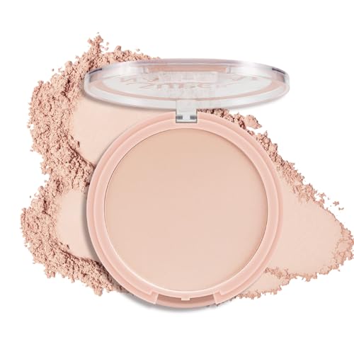 GEUUFEA Hydrating Face Powder, Oil Control Face Pressed Powder, Long-lasting Flawless Setting Powder, Matte Waterproof Makeup for Oily Combination and Mature Skin