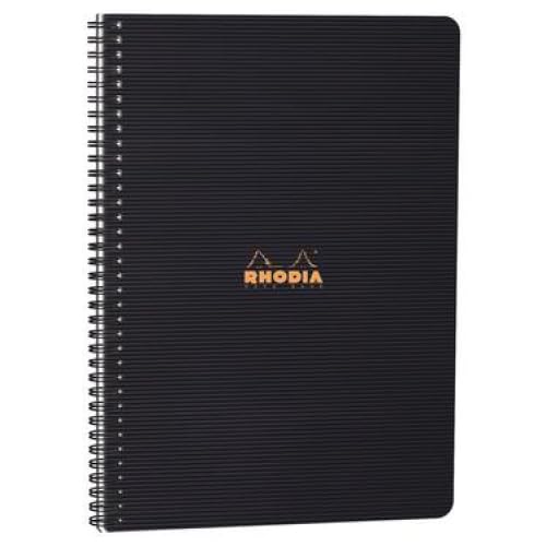 Lot de 5 Notebook Active A4+, 160p./80 feuilles microperforées 90 g/m² reliure intégrale, perf. 9 trous, quadrillé 5x5 + cadre
