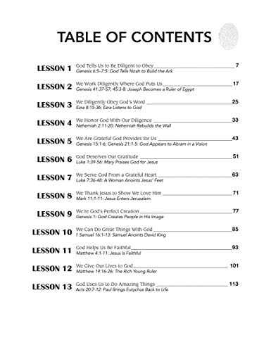 Character by God's Design: Volume 1: 13 Lessons on Diligence, Faithfulness and Gratitude (Volume 1) - Image 3