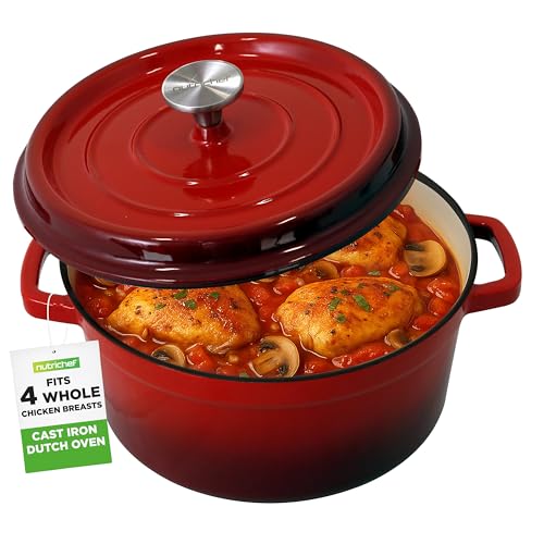 NutriChef 5-Quart Dutch Oven