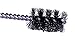 Weiler 21282 3/8" Power Tube Brush, .006" Steel Wire Fill, 1" Brush Length, Made in the USA