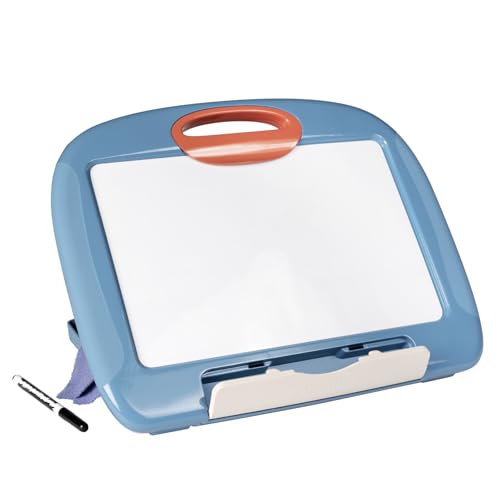 Smoby - Ardoise Nomade - Ardoise Effaçable pour Enfant - Jeu Educatif - Modulable et Transportable - Feutre et Chiffon - A Partir de 3 Ans
