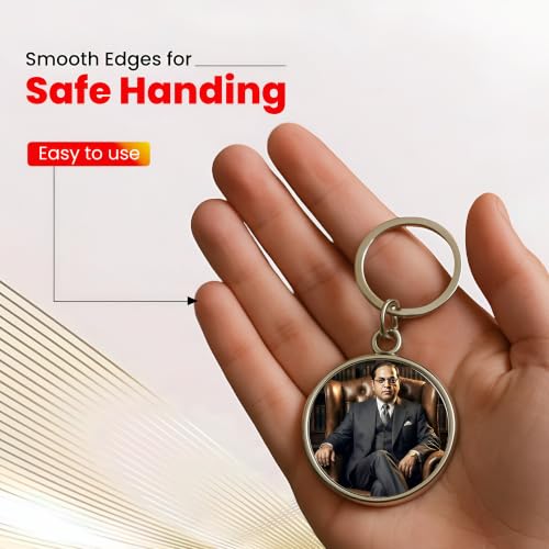 Image of MG | Protective Evil Eye /Spiritual Symbols /Om /Motivational Keychains | Double-Sided Metal Key Ring | Good Luck and devine Charm for Car, Bike, Home & Office
