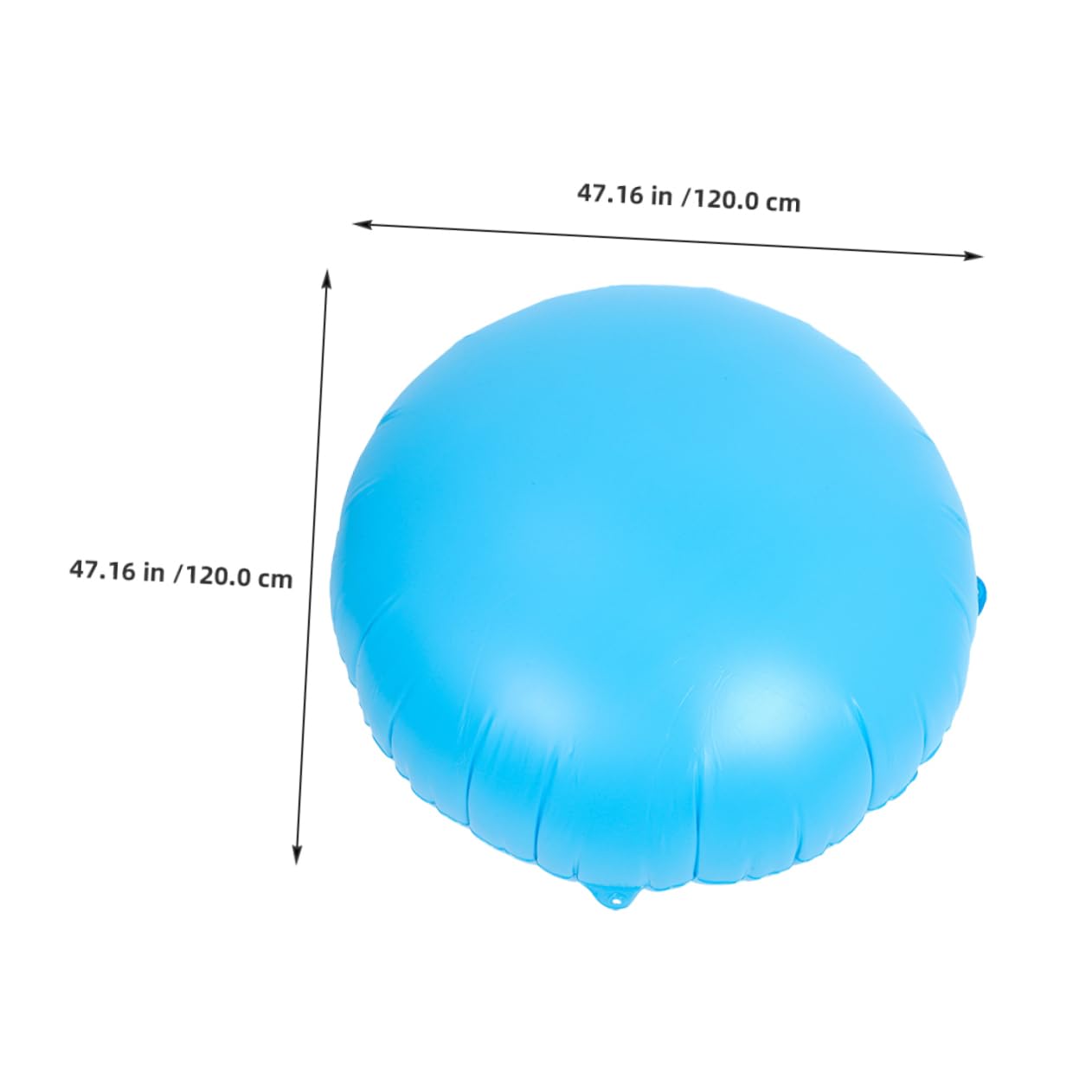 Toddmomy 2pièces Coussins Gonflables pour Piscine Hors Sol Oreillers Air Ronds Imperméables pour Hivernage Et Protection