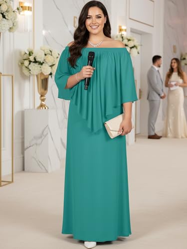 Image of KOH KOH Womens Strapless Off Shoulder Flattering Cocktail Maxi Dress Gown