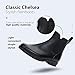 Women Rain boots Waterproof Ankle Garden Shoes Anti-slip Chelsea Booties Black 10.5 B(M) US