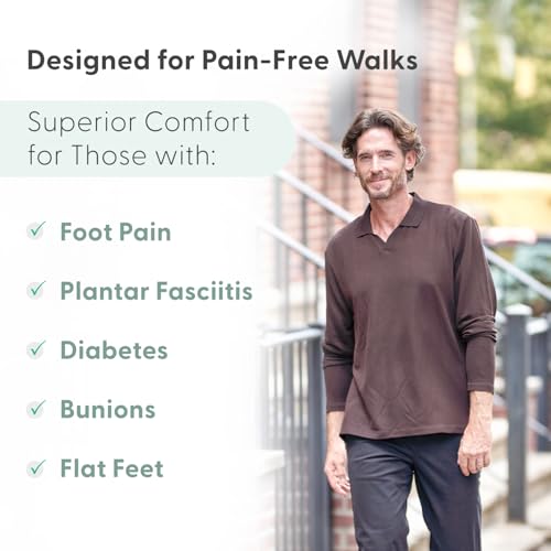 Orthofeet Men's Orthopedic Leather Highline Lace-Up Boots4