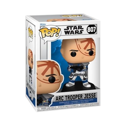 Funko Pop! Star Wars: Clone Wars - ARC Trooper Jesse ARC - 1/6 de Probabilidades de Obtener la RARA Variante Chase - Star Wars: Clone Wars - Figura de Vinilo Coleccionable - Idea de Regalo