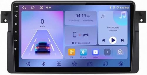 Autoradio Android 15 BMW E46 pour remplacer l'ancien écran par un système Carplay