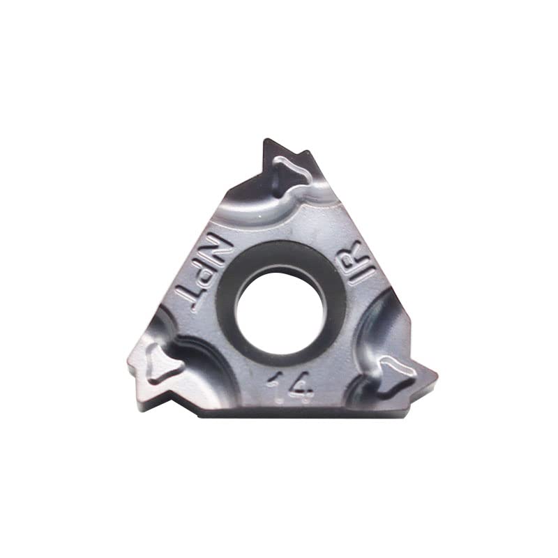 Tool Part for 16IRM 14 NPT Thread 10pcs 16IR 14 NPT 60 Angle Thread Turning Tool Tungsten Insert Threading Lathe (Shank Diameter: 16IRM 14 NPT)