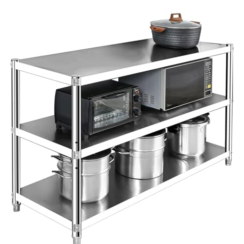 Support micro-ondes en métal pour libérer le plan de travail des cuisines familiales