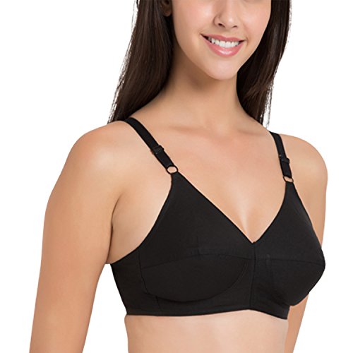 Image of SOUMINIE - U Shaped Back - 100% Cotton Full Figure Bra - Minimizer - Non Padded - Full Coverage Wirefree Seamed Bra