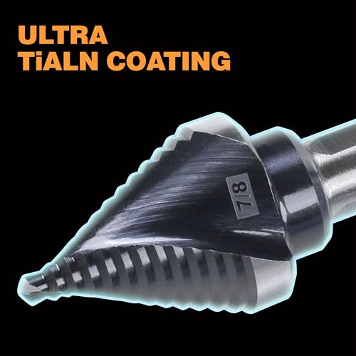 Image of 7 /8 inch Single Size M35 Step Drill Bit Unibit for Hole Drilling