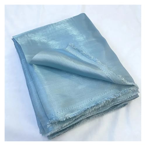 Tissu brillant dégradé uni à reflets changeants pour chemises fluides - 4