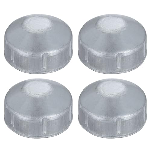 QUARKZMAN 4Pcs Tapas Para Postes De Cerco De Cadena De 1-5/8', Tapas Exteriores Abovedadas Galvanizadas Para Postes Ajustables A Tubos De 1-5/8' OD Para Partes De Cerco De Cadena Exterior