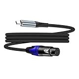 Wsdsgz High Fidelitys Typ C Steckverbinder Soundkabel Mit Antiinterferenz Schild Rauschreduzierungen Für Musikprodukt Typ C Zum XLRS Kabel