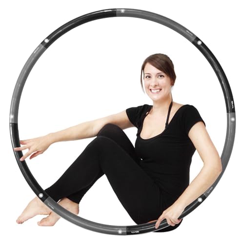 2,3kg Gewicht Hula Hoop Reifen Erwachsene Hullahub Reifen zum Abnehmen Hula...