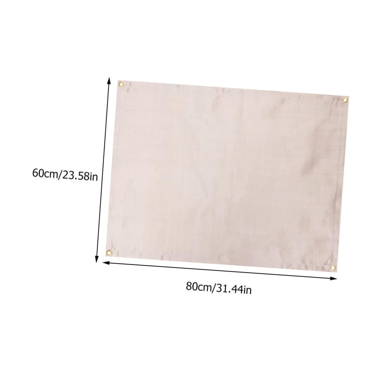 IWOWHERO Fire Resistance Blanket BBQ Mat 80x60cm Heat Glass Fiber Fire Blanket Mat Easy to Carry