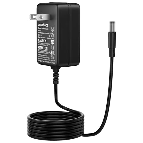 duskhoot 12V AC/DC Adapter for Charging Pioneer DDJ-SR2 DDJ-WEGO3 DDJ-WEGO3-W DDJ-WEGO3-K DDJ-WeGO4-K DJ Controller, XDJ-700 XDJ700 TSP-16 Toraiz SP-16 Rekordbox Rekord DJ System Power Supply