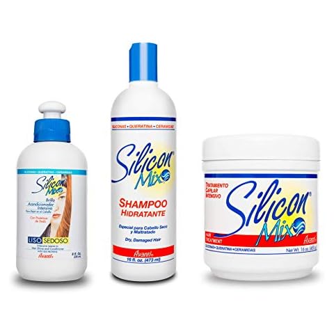 Silicon Mix Hair Products Set - Silicon Mix Intensive Conditioner 450g, Silicon Mix Hydrating Shampoo 450ml, Silicon Mix Leave in Conditioner 236ml Cover