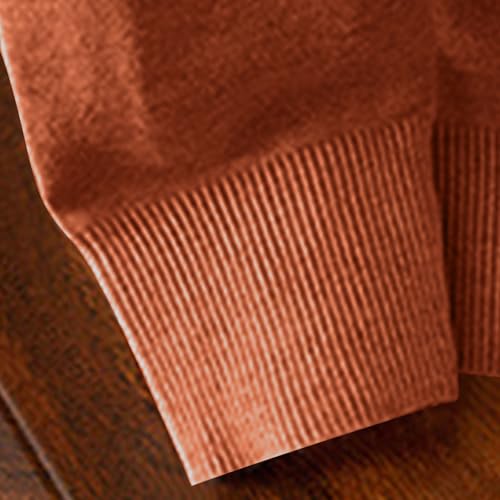Mens Casual V Neck Sweater Lightweight Elastic Knitted Pullover Fall Classic Solid Color Thin Knit Sweater3