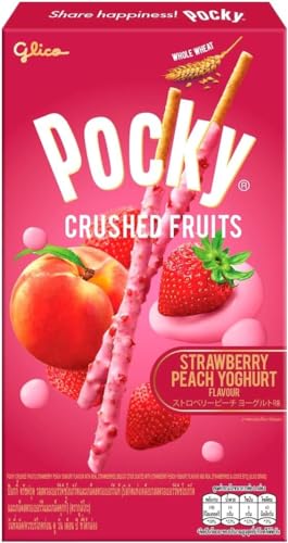 Hilary Pocky Crushed Fruits and Nuts Pack (4 packs) - Blueberry Yoghurt, Strawberry Peach Yoghurt, Almond Milk Chocolate, Almond Noir Chocolate