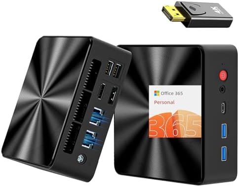 Amazon.com: QAZIPO Mini PC, 1 Year Office 365, 12th Alder Lake N100(up ...