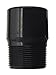 B & K Trap Vent 1-1/2 " Mpt Black Bulk
