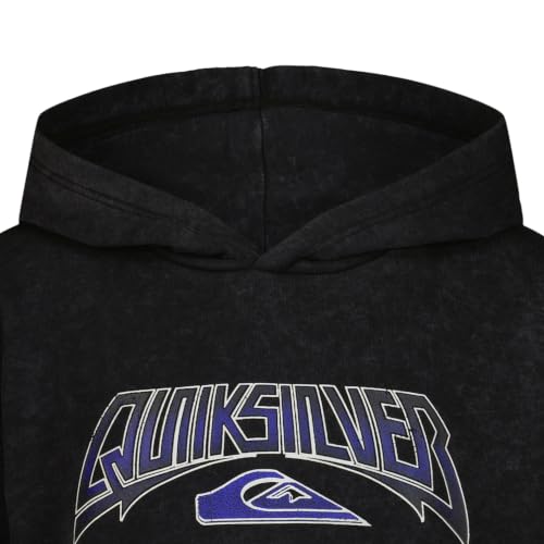 Image of Quiksilver Boys' Pullover Hoodie Sweatshirt, Soft & Comfortable Fleece, Front Pocket