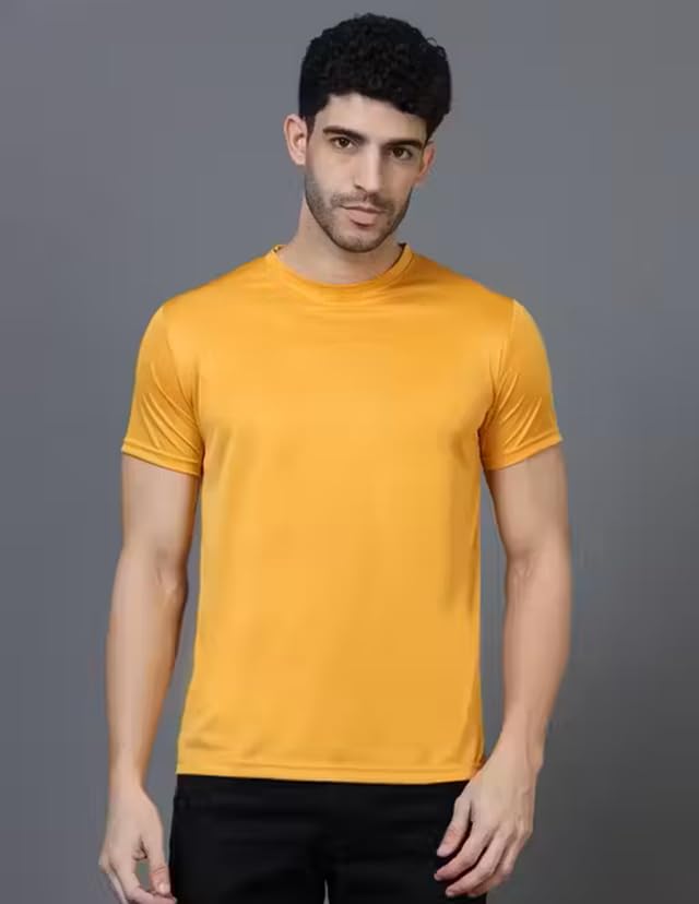 Image of Mens, Half Sleeve, Regular Fit T-Shirt for Summer (Cotton Blend) 5862