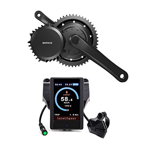 BAFANG BBSHD 1000Wミッドドライブ電動自転車モーターEbike変換キットLCDディスプレイ、リチウム電池付き