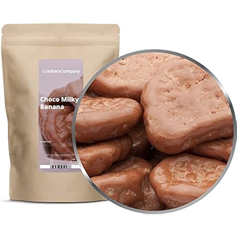 1 x 400g Schokobananen mit echten sonnengeriften Bananenscheiben in Vollmilch-Schokolade vegetarisch glutenfrei Cover