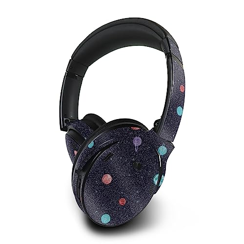 Image of MightySkins Glossy Glitter Skin Compatible with Bose QuietComfort 45 Headphones Bright Night Sky | Protective, Durable High-Gloss Glitter Finish | Easy to Apply
