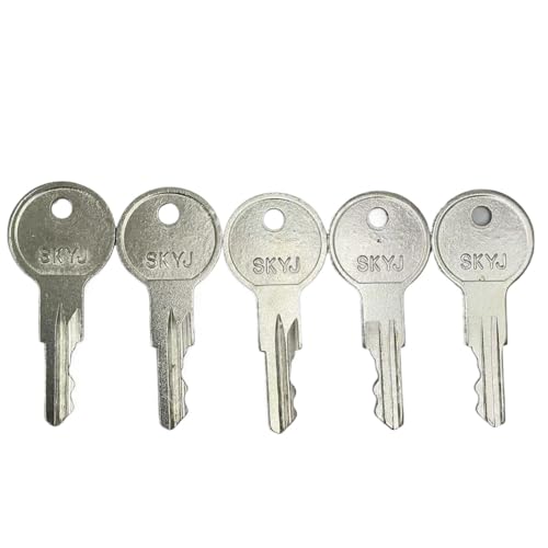 3PCS SKYJ Ignition Key Set, Metal Replacement Keys (5)