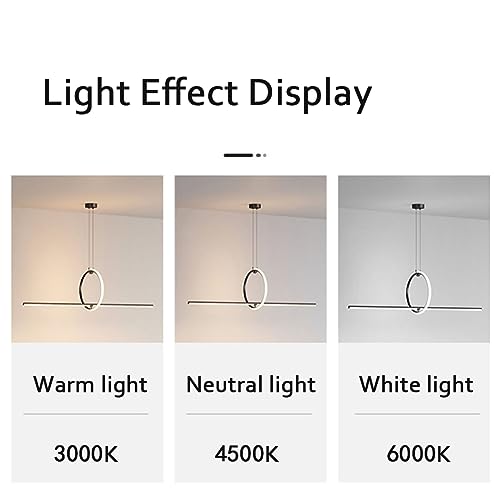 Lampadario moderno dimmerabile a LED per sala da