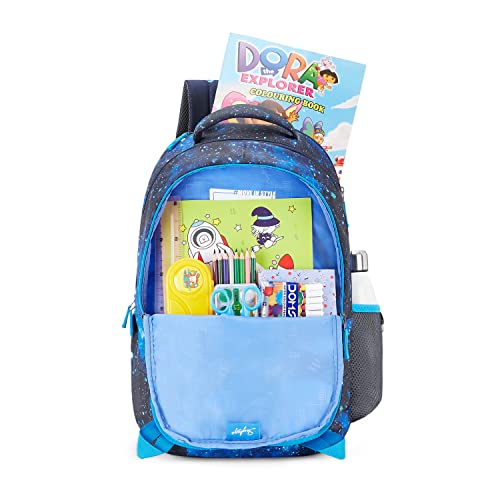 Skybags Riddle 1 Black 45 Cms Casual Backpack, BLACK, One Size, Asian