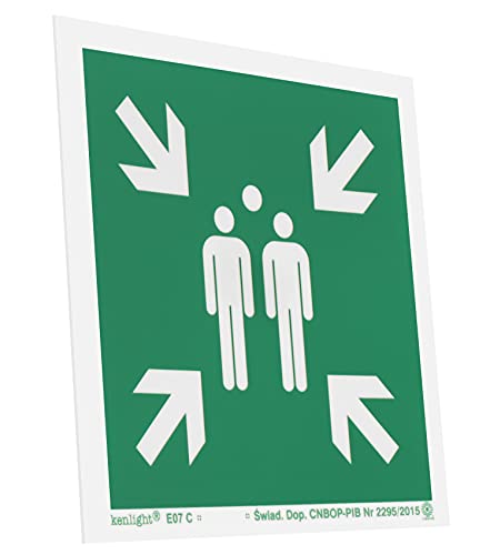 Punto di raccolta per l'evacuazione secondo DIN EN...