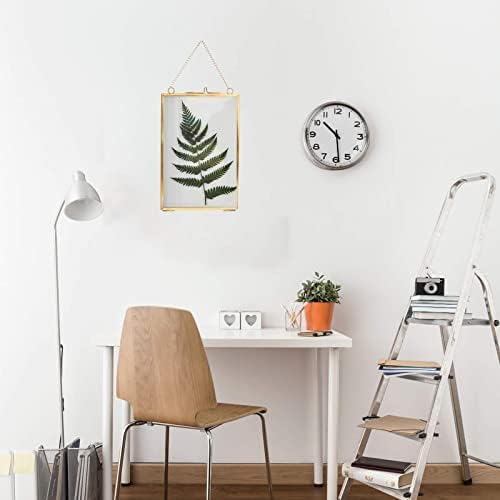 Wall Hanging Glass Frame Glass Frames for Pressed Flowers Glass Frames for Photos Frame Pictures Frame Cards Poster Artwork Certificate Framefloating Frame (15x20cm)