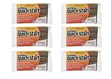 Duraflame Quick Start Firelighters – Easy, Fast-Starting Fire Starters Made with Wax & Recycled Biomass Fibers for Fireplaces, Fire Pits, Wood Stoves & Campfires (6 Pack)