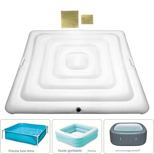 Housse gonflable pour bain à remous couverture pliable de piscine extérieure