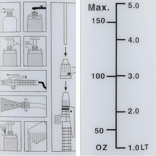 Vencier 5L Garden Pressure Sprayer – Multi-Purpose Pump Action Spray Bottle for Weed Killer, Fertilizer, Pesticides & Water – Adjustable Nozzle, Safety Valve & Shoulder Strap – Ideal for Lawn, Plants 4 Vencier 5L Garden Pressure Sprayer – Multi-Purpose Pump Action Spray Bottle for Weed Killer, Fertilizer, Pesticides & Water – Adjustable Nozzle, Safety Valve & Shoulder Strap – Ideal for Lawn, Plants - Image 4
