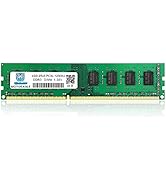 Motoeagle Mémoire RAM DDR3 DIMM DDR3L 1600 1,35 V CL11 PC3 12800 240 broches non ECC 4 Go 2Rx8 PC...
