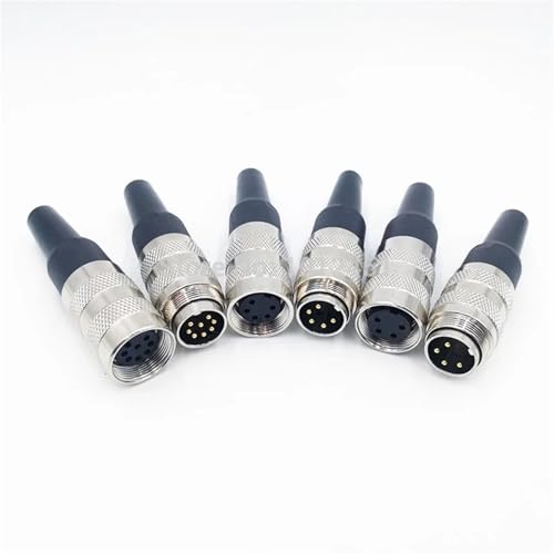 Conector M16 IP65 con inserto hembra de 8 pines de alta densidad