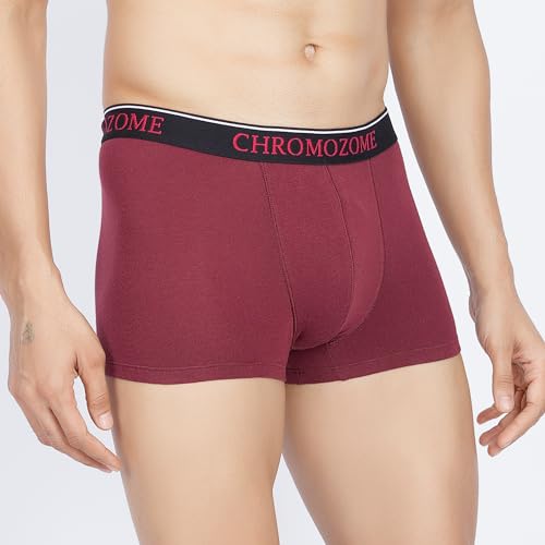 Image of Chromozome Mens Cotton-Stretch Trunks (Pack of 2)