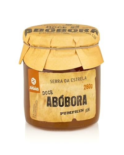 Mermelada de Calabaza - Frasco de 280g - Sabor y Delicioso - Ideal para Postres y Desayunos - Sin Colorantes ni Conservantes - Producto Gourmet de Origen Portugués