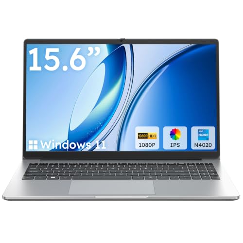 Amzboy 15.6” Win 11 Laptop, N4020 CPU, 4GB RAM, 128GB eMMC, FHD Display