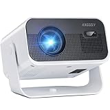 Portable Mini Projector, 720P Native HD with WiFi 6 & Bluetooth 5.2 | 4K Support & Auto Keystone | Compatible with Smartphone, Laptop, TV Stick, PS5 | Built-in Speaker for Home Cinema, Camping
